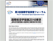 Tablet Screenshot of czechspace.eu